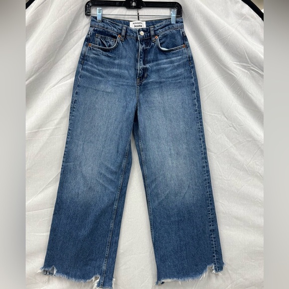 Reformation Cary High Rise Slouchy Wide Leg Jeans Size 25 - Picture 3 of 8